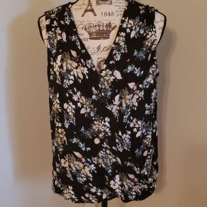Loramendi floral wrap top, Large